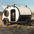 Mini caravana personalizada de viajes de campista fuera de carretera
