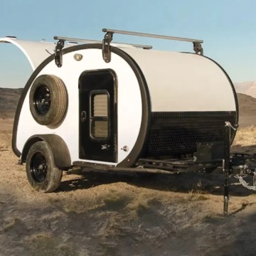 trailer mini camper with bathroom and kitchen