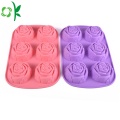 Silicone 6 cavidade flor sabão molde