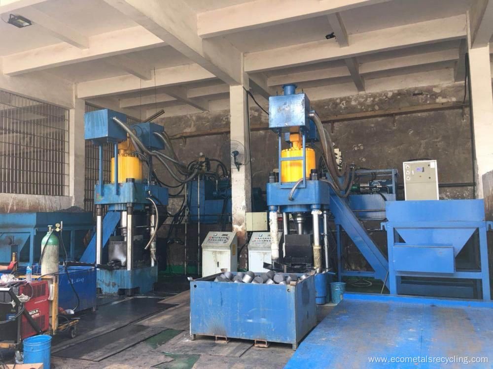 High Pressure Scrap Iron Chippings Briquetting Machine