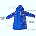 Waterproof Swim Parka Removable Sleeve Long Coat Poncho