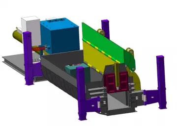 Scrap Car Frame Baler