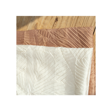 Tencel Fabric with Leaf Pattern: Pleated Nylon Hanfu Shirt and Dress