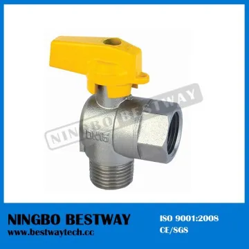 Brass Gas Angle Valve with Small Handle