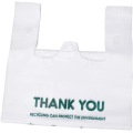 Custom Marketing Plastic Handle Vest Bags