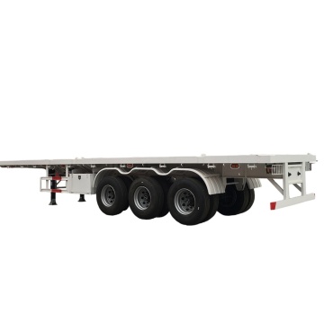 3 Axle Heavy Duty 40FT Flatbed Semi Trailer with Twist Lock