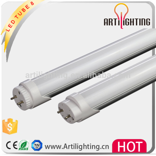 High brightness CE and RoHS 2400mm led tube t8 40w 8ft rotatable cap