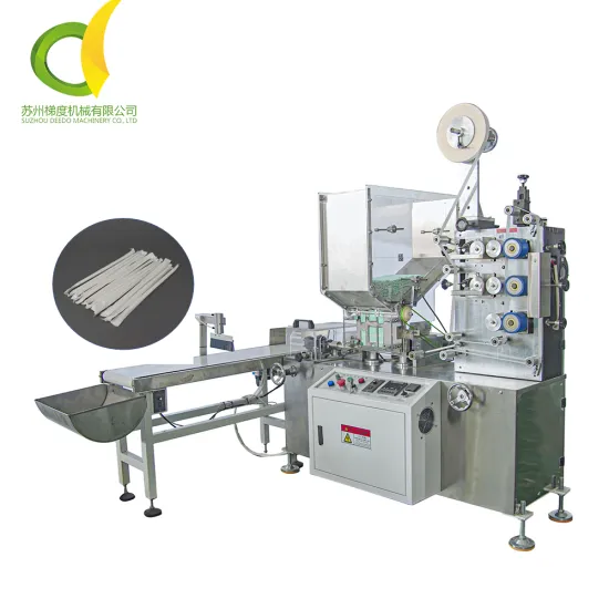 Single Paper PLA Drinking Straw Packing Machine with Logo Printing