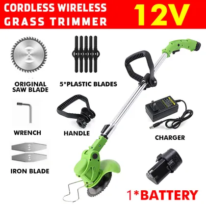 High-Power Lithium-ion Cordless Grass Trimmers & Lawn Mowers: Professional Garden Pruning Tools
