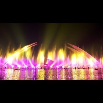 music dancing garden colorful outdoor river floating water fountain