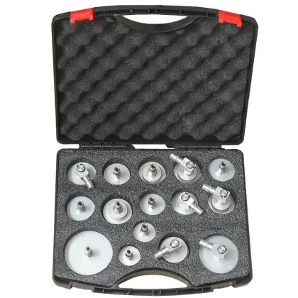 15PCS Aluminum Alloy Automobile Brake Fluid Exchange Adapter Kit