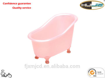 Plastic mini bathtub as gift - BC-0002(Pink Storage Box )