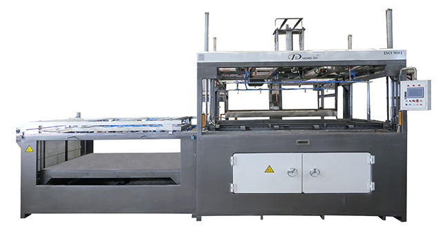 Acrylic thick sheet vacuum plastic forming machine