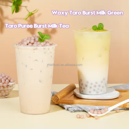 2023 Update: Exploring New Boba Tea Ingredients - 900g Bubble Tea Taro Puree & Popping Boba Pearls