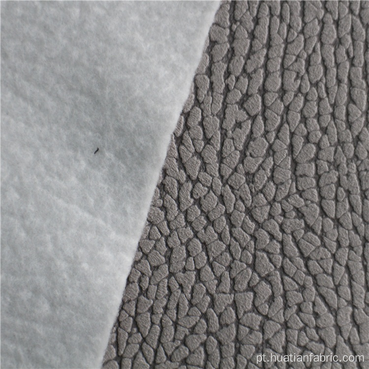 Tecido de couro sintético falsa para capa do sofá