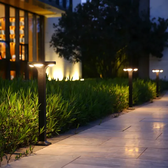 Modern 60cm 80cm Waterproof LED Bollard Light for Outdoor Pathways and Gardens