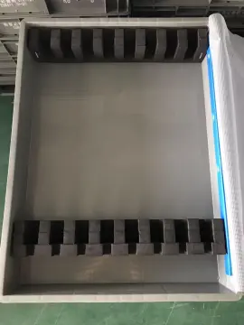 Plastic Turnover Box Dust Curtain Foam Interior Material Design