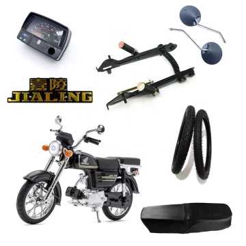 Accessoires de moto Jialing: couvercle du réservoir de carburant, assemblage des phares, réflecteur de signal de virage et plus