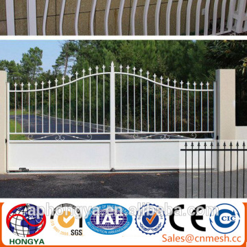 Australia standard spear top security PVC Coated Zinc Steel Guardrail fence