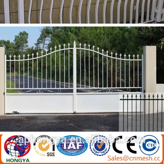 zinc steel fence, prefab fence panels steel, designs for steel fence