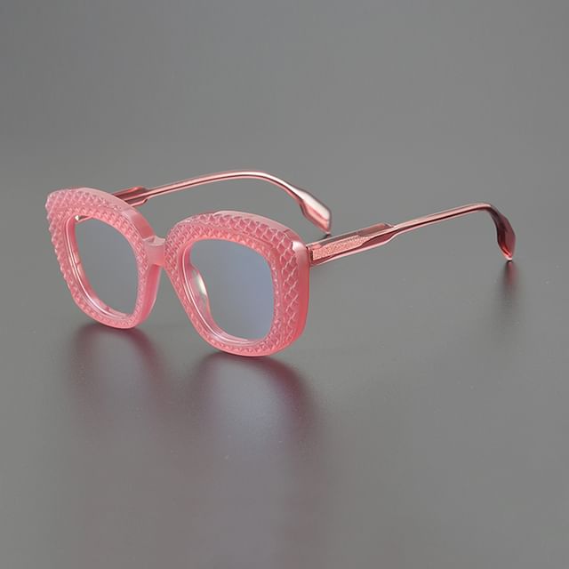 Custom Round Thick Eyeglasses Acetate Optical Frame