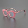 Custom Round Thick Eyeglasses Acetate Optical Frame