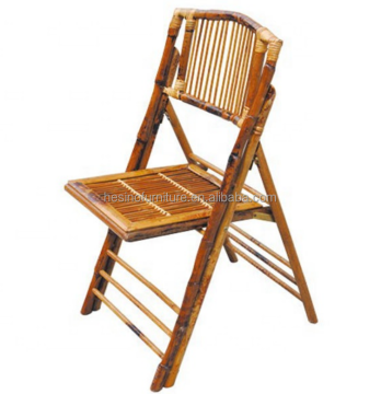 Foldable Bamboo Dining Chairs for Outdoor Luxury Wedding and Event Decor
