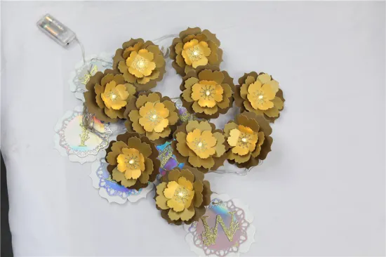 News Led Flower Paper String Lights