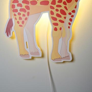 Giraffe decoratieve wandlamp voor kinderkamer