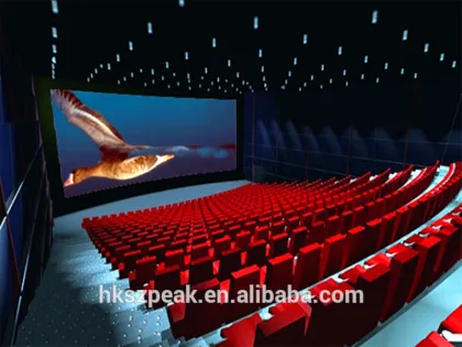 Amusement equipment electric 6seats cinema stimulator with PLC technology