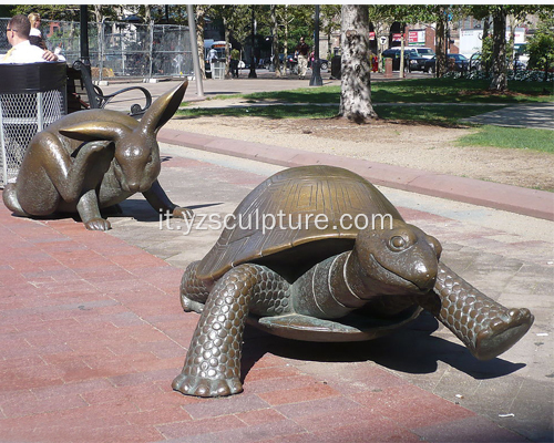 Scultura di bronzo tartaruga in vendita