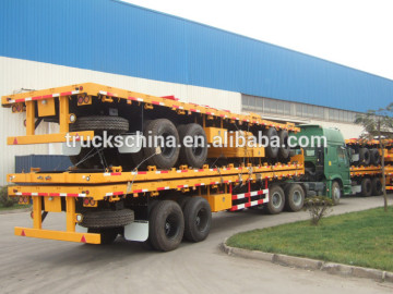60 Tons semi trailer car transport trailer