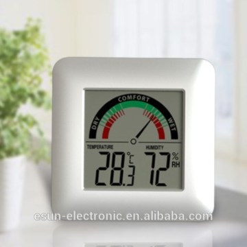 2015 Newest Colorful screen comfort indicator digital Thermometer Hygrometer weather station clock with Temperature&Humidity