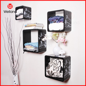 Wooden Cube Shelf Wall Decor