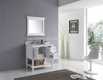 Genoa 900 White Traditional Vanity