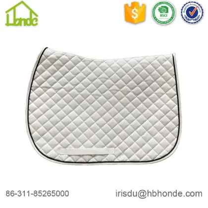 Equine Oblique White Saddle Pads