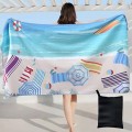 Easy care quick dry microfiber beach Towel