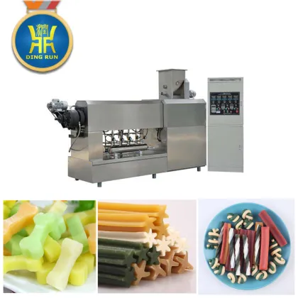 Nutritional dog pet treats snacks food extruder machine