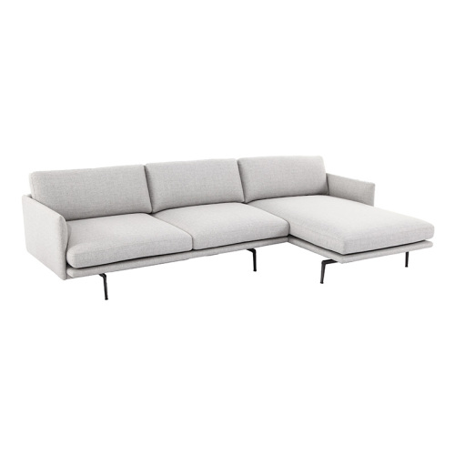 Sofa sudut reka bentuk Scandinavia