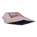 Stand up kraft paper coffee bag pack with vent