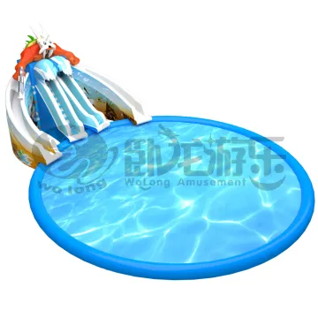 Customized Water Inflatable Yacht Slide Inflatable Boat Slide For Water Fun Floating Slide