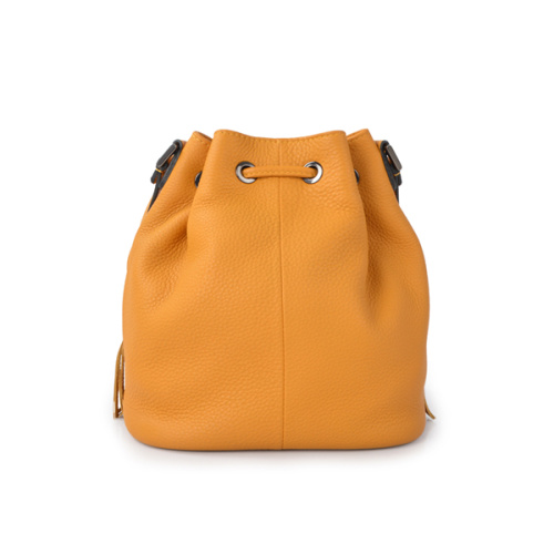 Sac seau à franges moyen avec cordon de serrage Casual Casual Camel