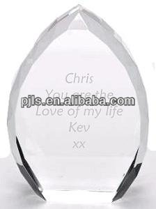 trophy crystal award block crystal items for sale clear crystal blank k9 crystal