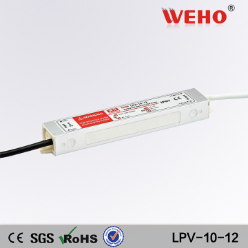 10w 12v lpv-10-12 waterproof power supply