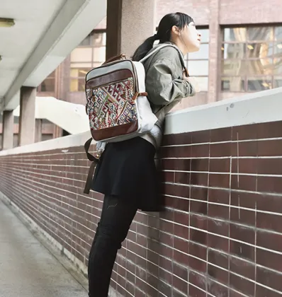 CANALOLO NATIONAL STYLE COMPUTER BAGS FASHION STUDENT BACKPACK