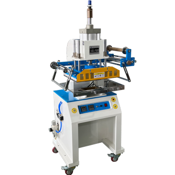 Máquina de estampado caliente neumático de 618 m para libros, madera, plástico, papel, cajas de regalo y cuero