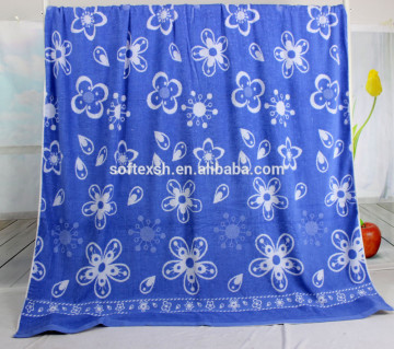 Professionally customized towelling coverlet Jacquard untwisted towelling coverlet