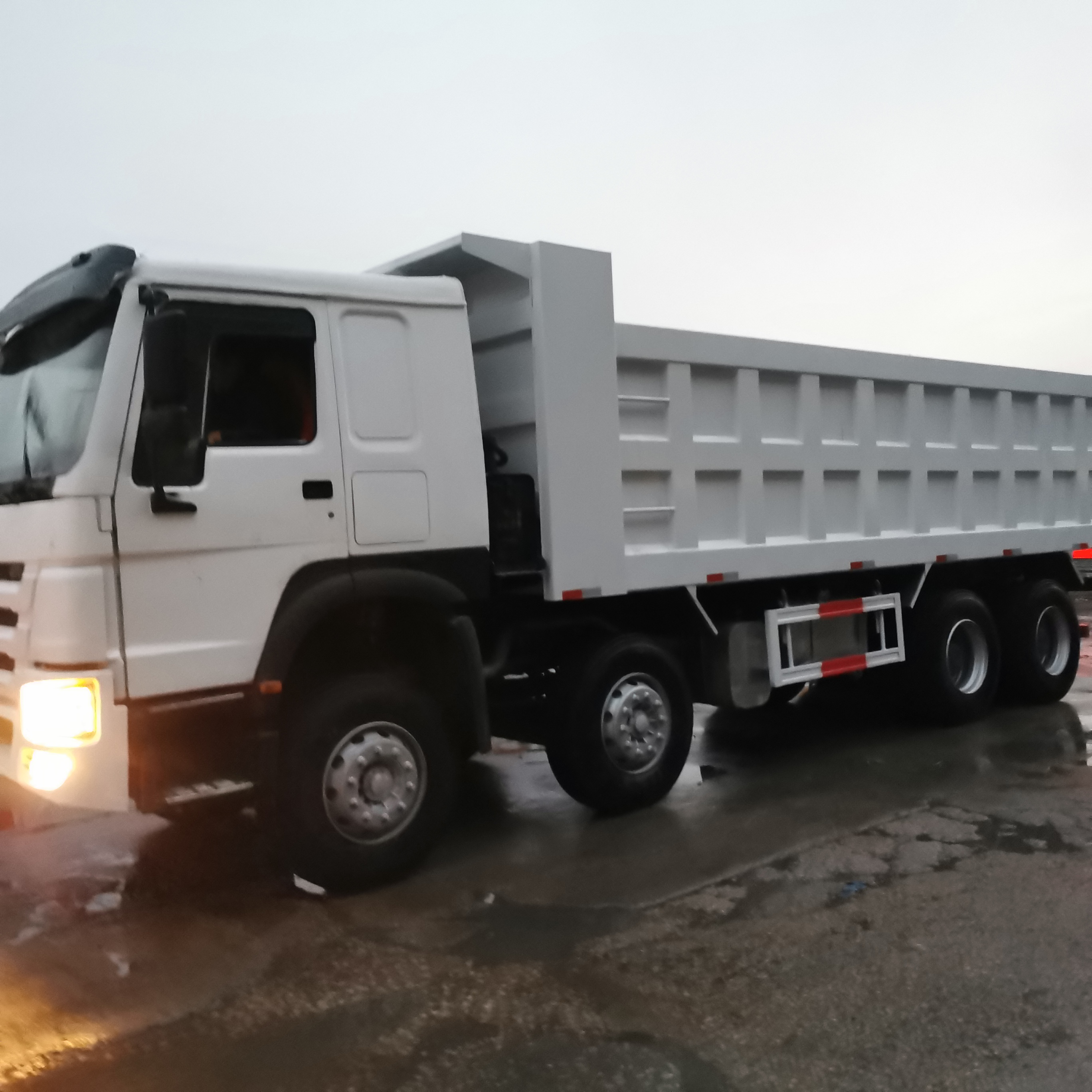 renewed dump truck