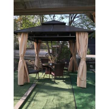 Pergola 10&#39;x12 &#39;ハードトップメタルアウトドアガゼボ