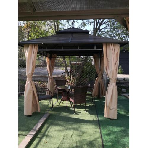 Pergola 10'x12' Hardtop Metal Outdoor Gazebo